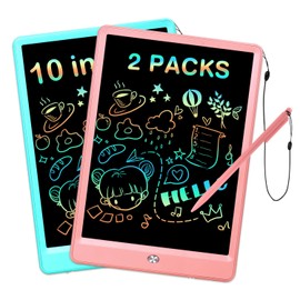 EooCoo LCD Writing Tablet 2 Pack Drawing Board, Stocking Stuffers for Kids, Toys for Kids, Drawing Doodle Pad, Birthday Gift Educational Toys for Children Boys Girls