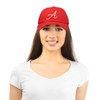 DALIX Initial Hat Letter A Red Womens Baseball Cap Monogram