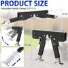 RV Step Stabilizer Kit for Travel Trailers/5th Wheels/Motorhomes, Camper Steps