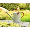Plexon 2 Gallon Copper/Silver Galvanized Steel Watering Can, 9.5" D