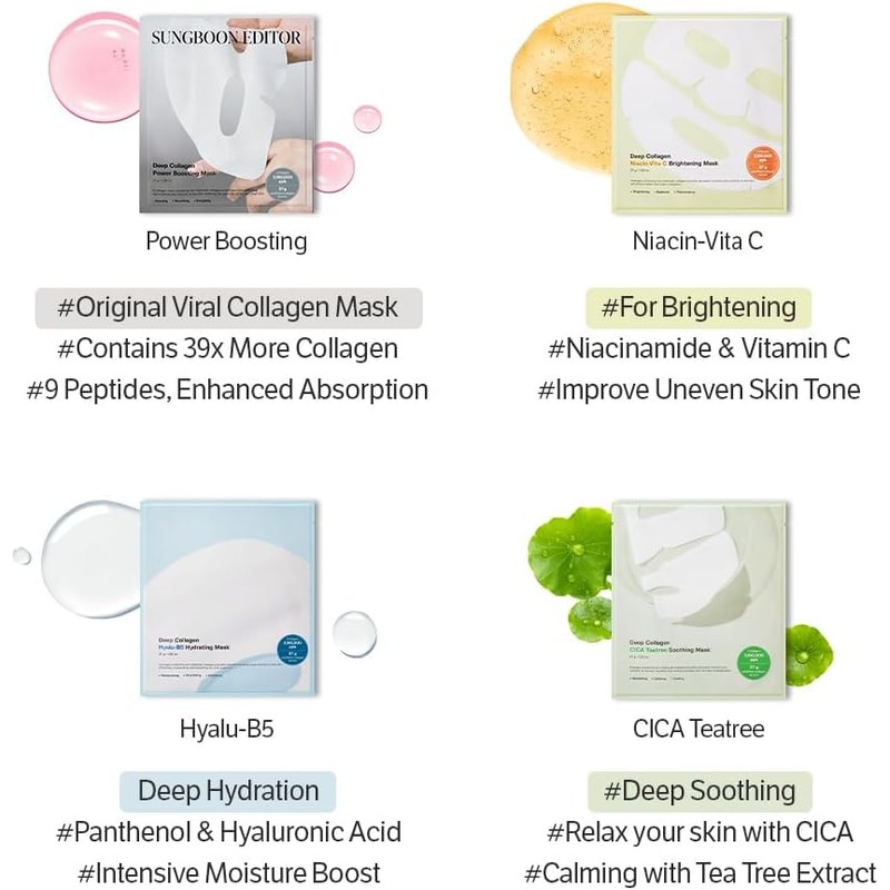 Mascarilla de Tela Deep Collagen Power Boosting Mask de Sungboon