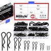 Hilitchi 145Pcs 6Sizes Hitch Pin Clip R Clips Retaining Pins