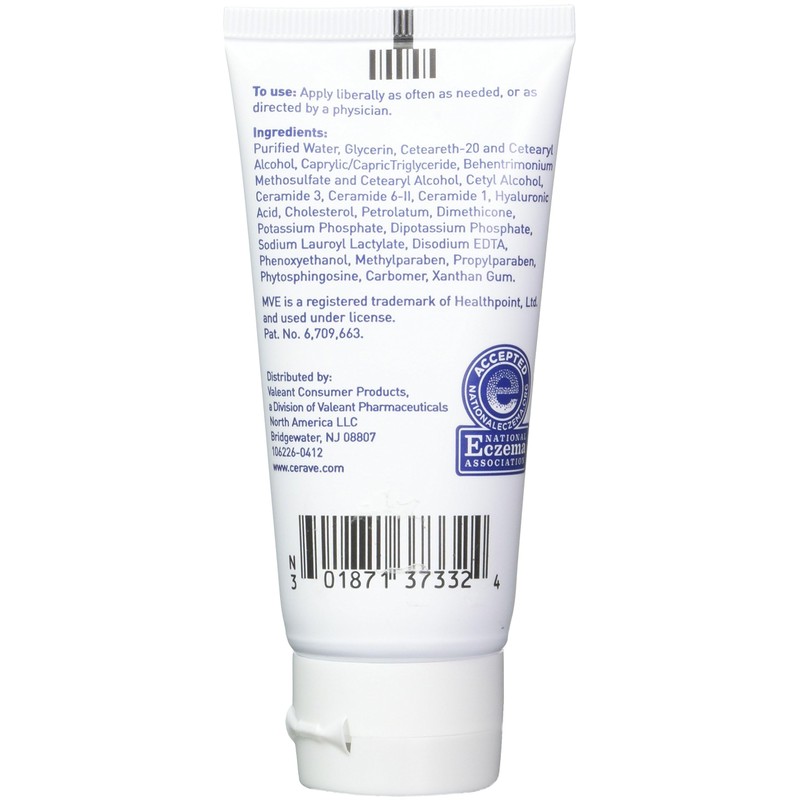 CeraVe Moisturizing Cream 1.89 oz (Pack of 2)