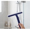 1pc Shower Squeegee Cleaner Durable Silicone Blade for Water Removal