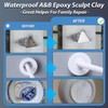 Epoxy Sculpt Clay, 2 Pound White Epoxy Sculpt Pool Putty