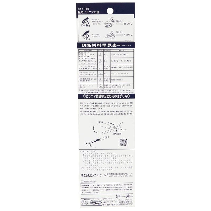 Piranha Tool PS-8 Piranha Saw Replacement Blade Micro