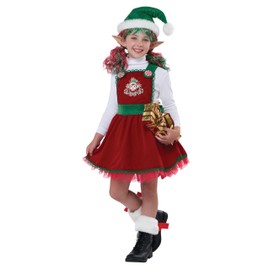 California Costume Girl's Candy Cane Elf Costume