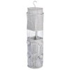 mDesign Hanging Storage for Gift Wrapping - Rotating Wrapping Paper