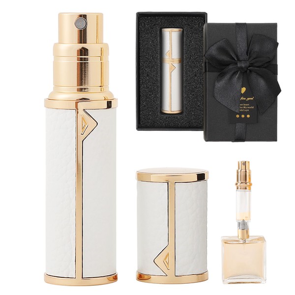 SESENSE Travel Perfume Bottle Refillable, Sparkle Perfume Atomizer Leak-Proof Portable