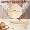 Banneton Basket 9 Inch Round Banneton Bread Proofing Basket with