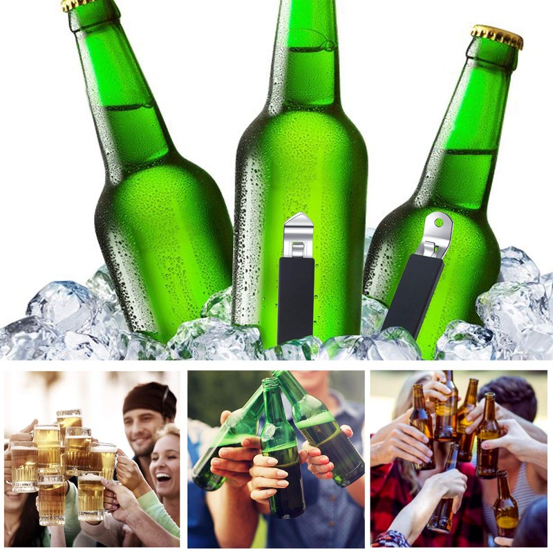3 Pieces Magnetic Bottle Openers Can Opener Classic Beer Opener