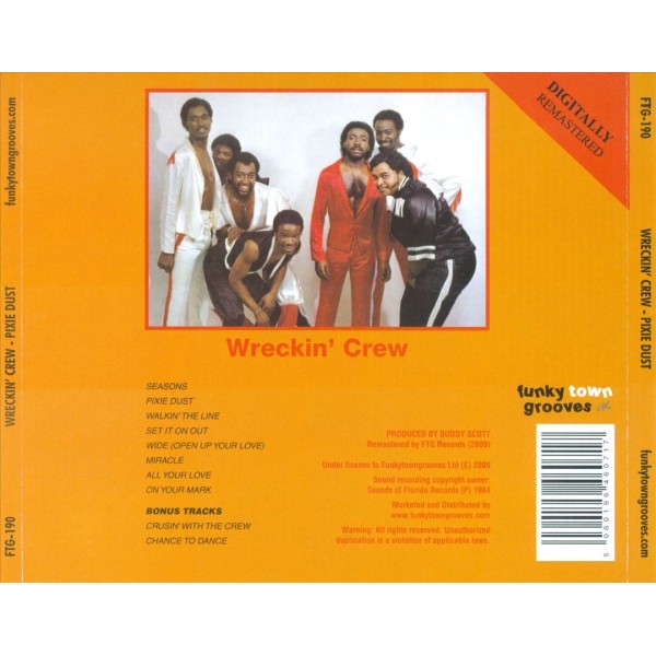WRECKIN' CREW PIXIE DUST NEW CD
