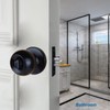 Comfhouse Round Ball Privacy Door Knob for Bedroom and Bathroom,