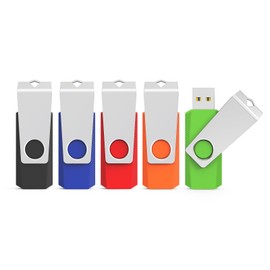 KEXIN USB Stick 3.0 64 GB Memory Stick USB 5 Pieces USB 3.0 Stick Data Stick 64 GB USB Flash Drive High Speed USB Flash Drive Memory Stick Multicoloured Pack of 5 USB Stick Set