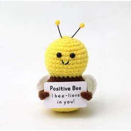DOADW Emotional Support Crochet Animals (bee)