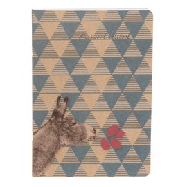 Clairefontaine 115480C - A Password with Hinged Cover Funny Company 14.8 x 21 cm 32 Pages Printed Random Motif