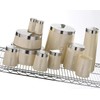 Premier Housewares Conical Tea Canister - Cream