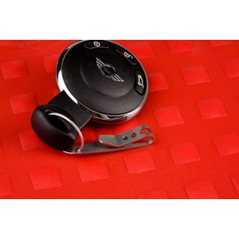 TEC Accessories P-7 Keychain Suspension Clip for Everyday Carry Stainless Steel - Heavy Duty Low Profile Car Key Holder and Organizer, Key Chain for Men and Women (1 Pack)