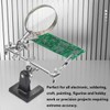 Soldering Holder with Magnifying Glass, Soldering PCB Holder Tool, Third