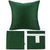 4-Pack Cotton Comfortable Solid Decorative Throw Pillow Case Square Cushion