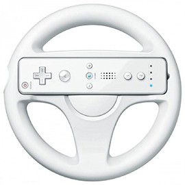 Steering Wheel for Wii vorgelegt White Compatible with Mario Kart