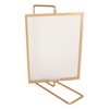 Y5578 Gold Metal Rotating Photo Frame Double Sided Rotating Floating