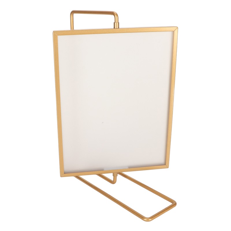 Y5578 Gold Metal Rotating Photo Frame Double Sided Rotating Floating