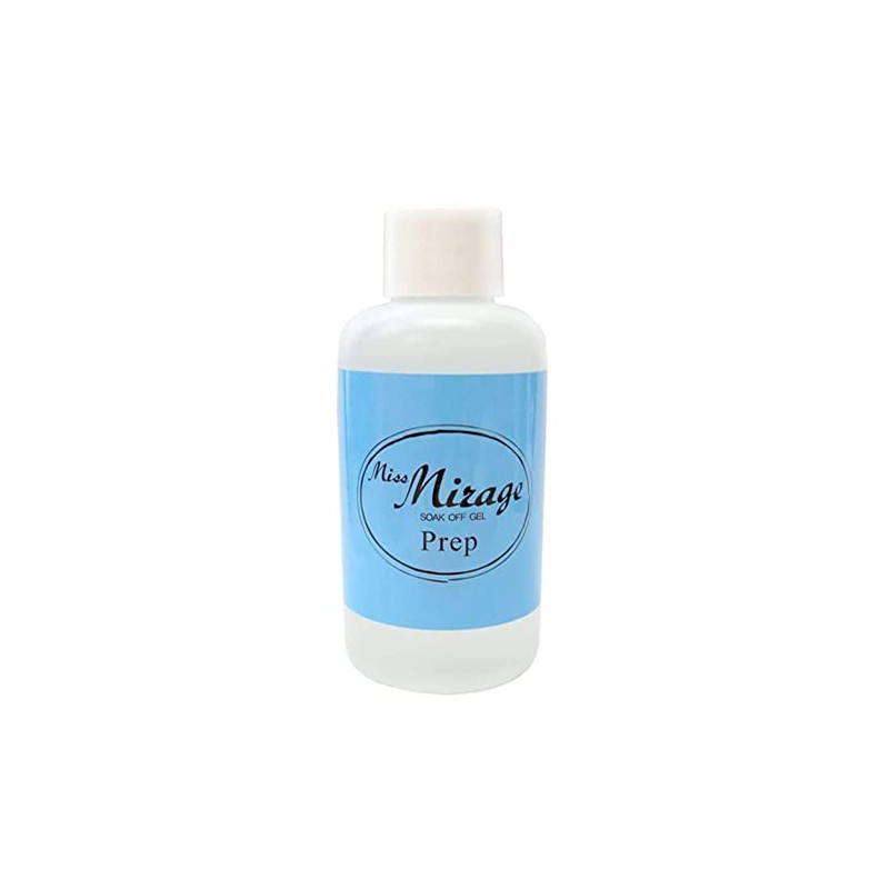 Miss Mirage プレップ 120ml 未硬化ジェルの拭き取り