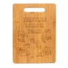 Bamboo Wood Cutting Board Vegetable Murder Board Funny