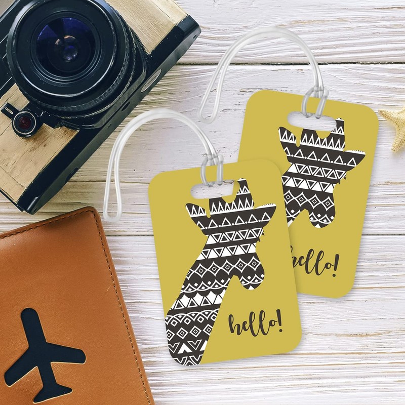 LT036 Hello Novelty Funny Unique Designer Gift Glossy Plastic Suitcase