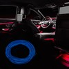 X AUTOHAUX 5 Meter/16ft Neon Glowing EL Wire Strip Blue
