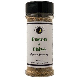 Premium | Bacon & Chive Popcorn Seasoning | Large Shaker | Calorie Free | Fat Free | Saturated Fat Free | Cholesterol Free | Low Sugar