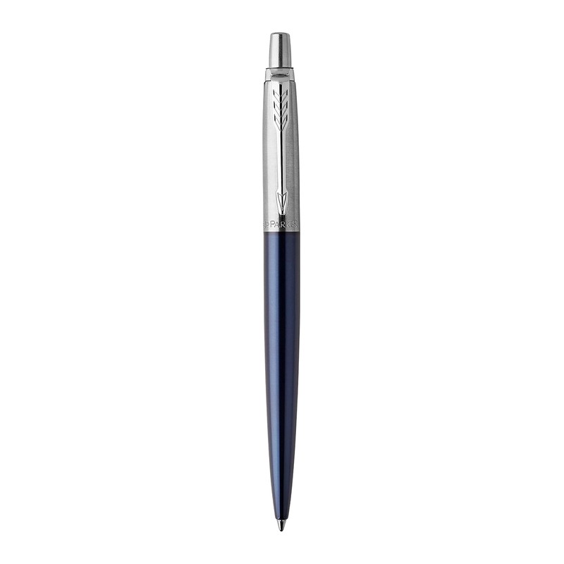 Parker Jotter Boligrafo Azul Real Terminado En Cromo Tinta Azul