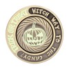 Slider Haptic Coin Anti Stress Luminous Pumpkin Pattern Exquisite Magnetic