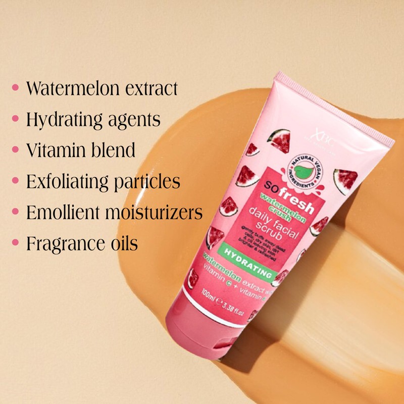 Katsy Style Watermelon Glow Skincare Set: Facial Cleanser & Pore-Tightening