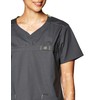 WonderWink Women's Wonderflex Patience Scrub Top, Charcoal, X-Large