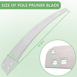 12 Inch Pole Saw Blade Replacement for Corona Tree Pruner Tp3811 Tp3841 Tp3714 Tp3712 Tp3702 Tp2712 Tp2612 Tp2512, Tree Pruner Replacement Blade