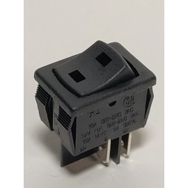 New Genuine On/Off Switch for Under Push Buttons with Winged Adapter, Replacement for Shop-Vac OEM