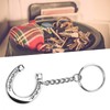 Snaffle Bit Keychain Horseshoe Shaped Keychain Horse Bits Keychain for