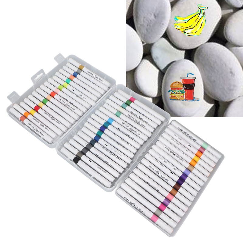 Acrylic Paint Markers Water Based Ink Waterproof High Coverage Paint