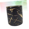 Ciieeo Nordic Style Ceramic Storage Cup Marble Pattern Pen Organizer