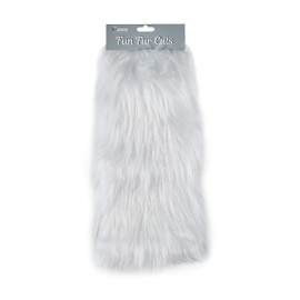 Shannon Fun Faux Fur 9" x 12" Cut Monkey White
