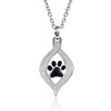 OutstandLong Dog Cat Pet Cremation Urn Necklace for Ashes Jewelry