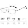 Fuisetaea Metal Frame Nearsighted Myopia Glasses -1.00 Titanium Alloy Distance