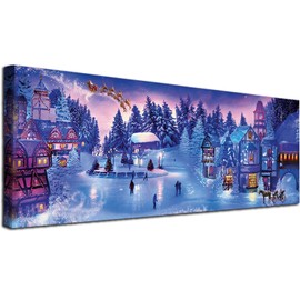 YALKIN 5D Diamond Painting Kits for Adults, Large Diamond Art Kits Full Round Drill Big Diamond Painting Kit for Adult Beginners, DIY Picture Art for Home Wall Decor 12x35in/30x90CM