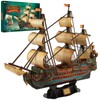 CubicFun 843659803 Boat San Felipe 1960, Spanish Ship, 3D Puzzle,