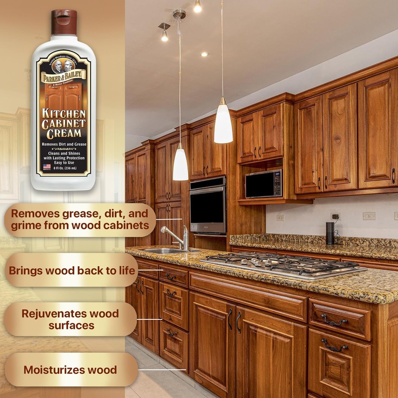 Parker & Bailey Kitchen Cabinet Cream - Multisurface Wood Cleaner