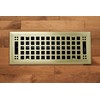 Madelyn Carter Contemporary Artisan Style Vent Cover, Solid Cast Steel
