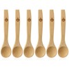 6 Pcs Small Wooden Spoons, 5.19 Inch Mini Bamboo Spoons