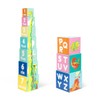 boppi Baby Stacking Blocks Dinosaur Toys with Letters and Numbers,